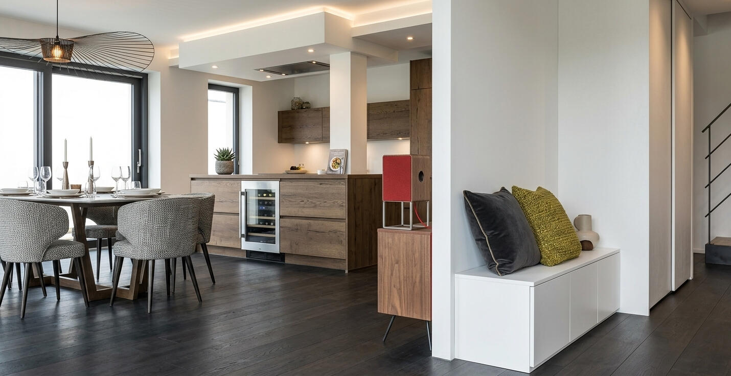 Transformation d'une grange en habitation 3 niveaux architecte d'interieur decoratrice valerie j brisvalter - vb design d'espaces turckheim